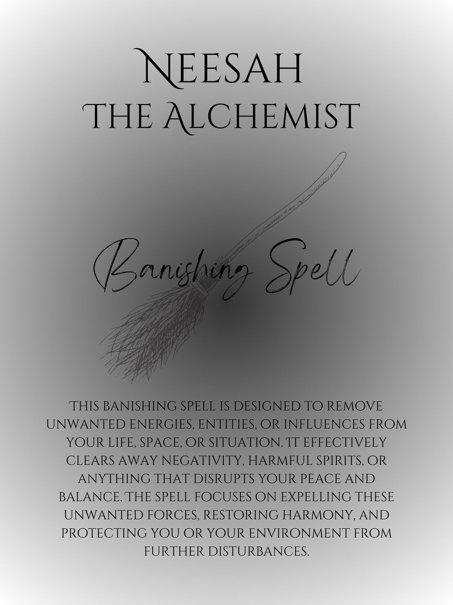 Banishing Spell