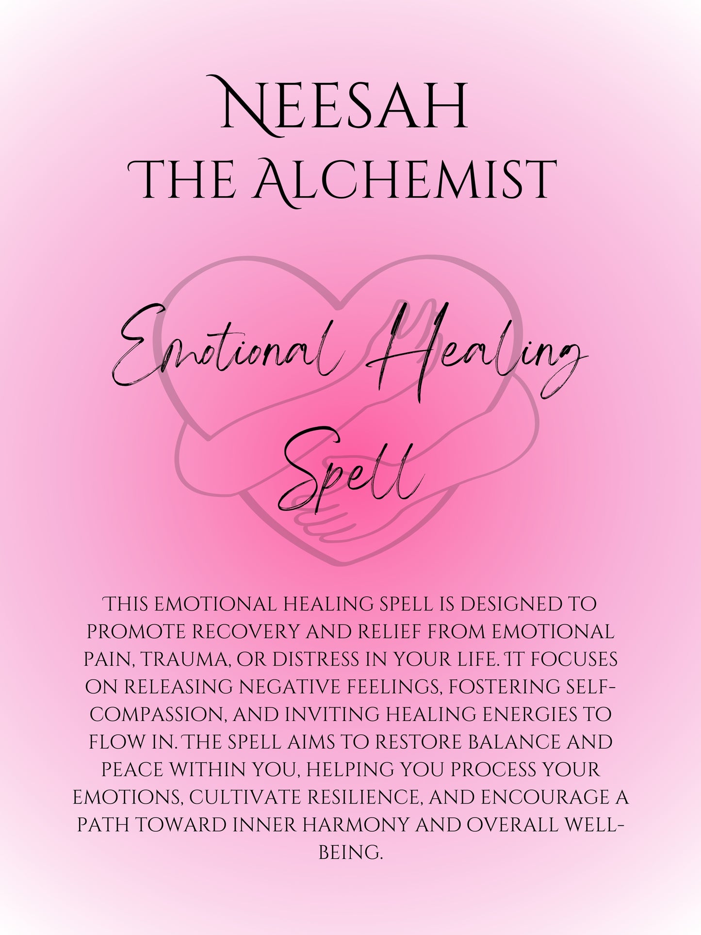 Emotional Healing Spell