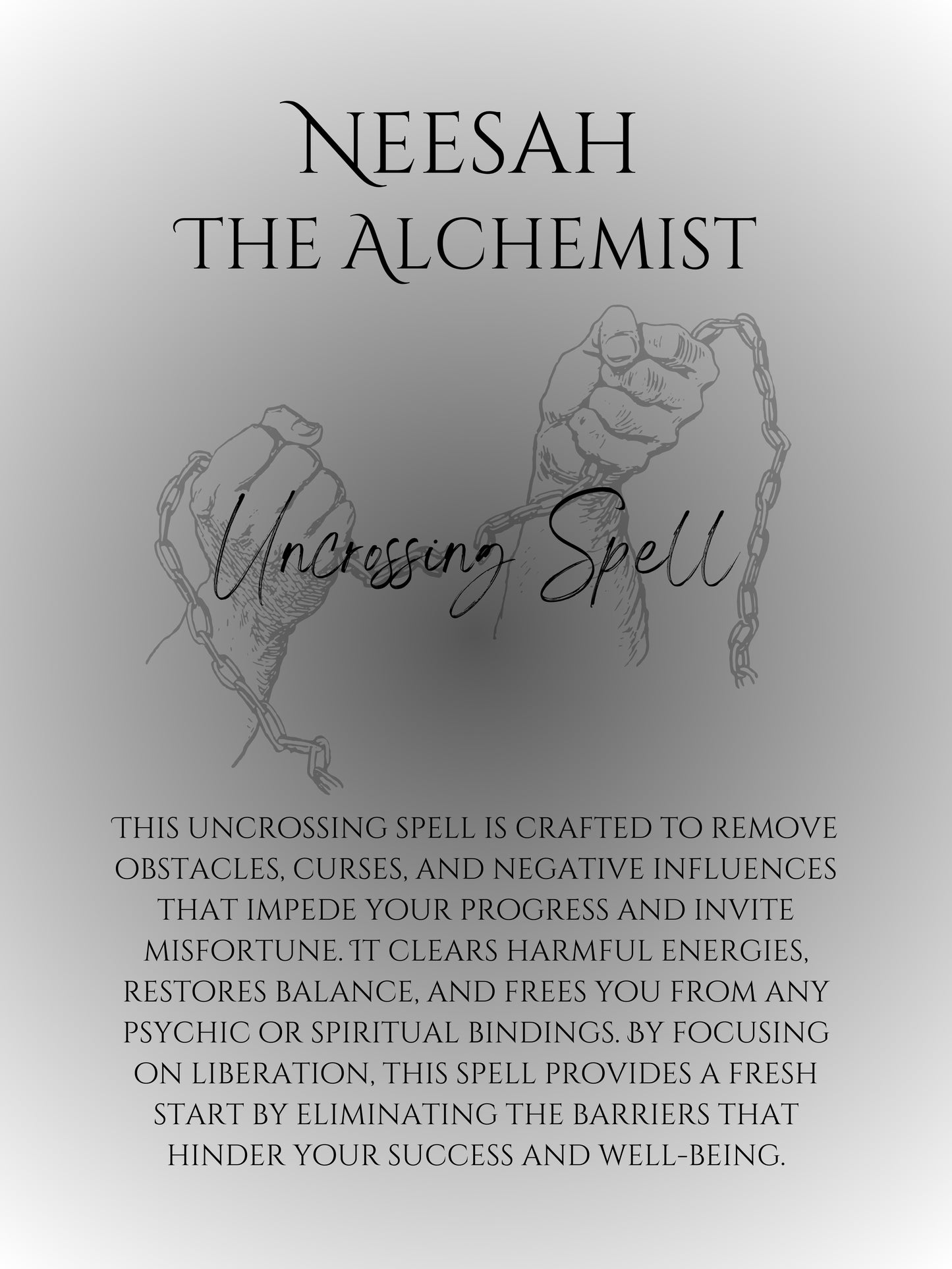 Uncrossing Spell