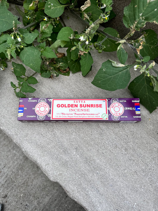 Satya Golden Sunrise Incense Sticks