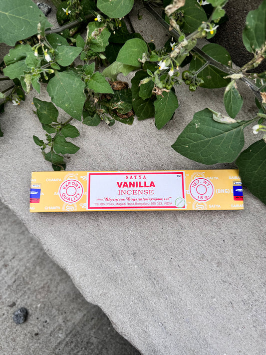 Satya Vanilla Incense Sticks