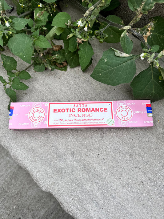 Satya Exotic Romance Incense Sticks