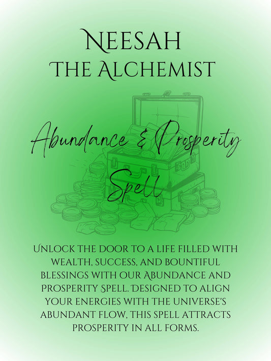 Abundance & Prosperity Spell