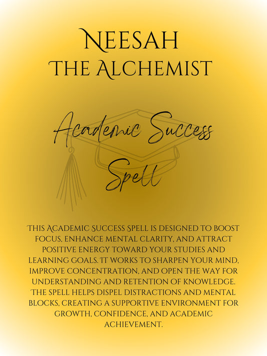 Academic Success Spell