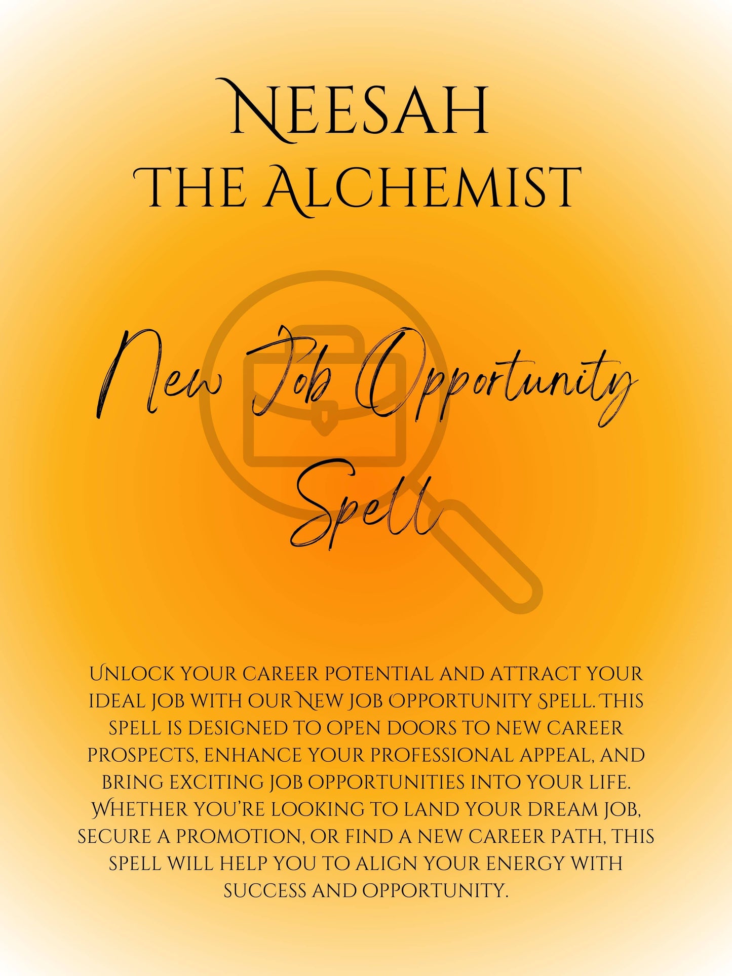 New Job Opportunity Spell